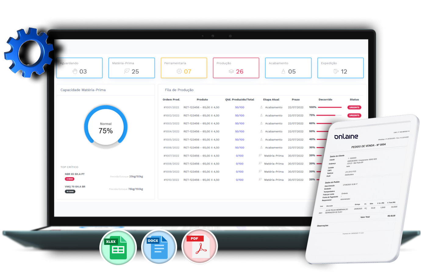 App Onlaine no celular